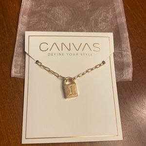 Gold “J” Locket Necklace